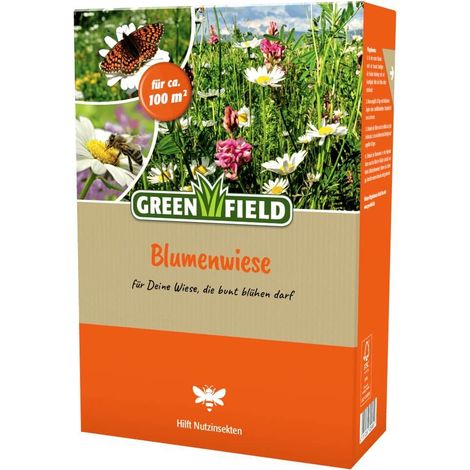 Greenfield Blumenwiese 1 kg Blumen Wiesensamen Grassamen Blumensamen Bienen