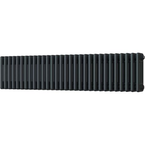 Alpha - Anthracite Column Radiator H300mm x W1340mm 4 Column (1/3)