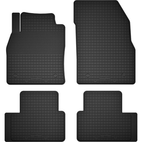 Gummifußmatten für Automatten, 4er-Set, universell passend für: Volvo XC90 I SUV 7-Sitzer (2002-2014)