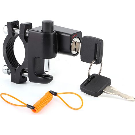 Antivol Moto Universel Cadenas Antivol Vélo Multifonction Étanche Fixation Support Kit Câble avec Rappel (1/5)