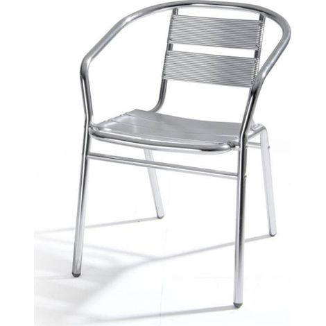 Garten-Barstuhl aus Aluminium für den Außenbereich