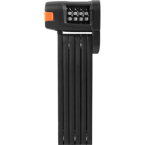 Folding Bike Lock, Portable Folding Bike Lock, 4-Digit Combination Lock, 88 cm, for Mountain Bikes, Bicycles, Scooters, Motorcycles (1/5)