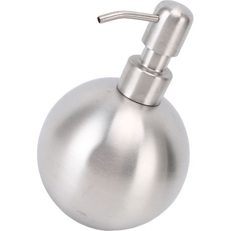 Distributeur de savon sphérique de 500ml, bouteille de Lotion rechargeable en acier inoxydable pour articles de toilette de salle de bains (1/5)