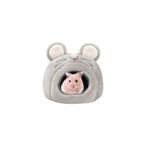 Lettino caldo e confortevole per terrari di piccoli animali, ideale per l'inverno, con cuscino rimovibile e accessori antiscivolo per la gabbia. Adatto a criceti nani, ratti, ricci e petauri dello zuc