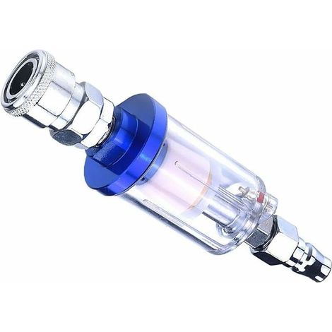 Compressor Water Separator Filter,New Professional Compressed Air Conditioner Filter 1/4 for Paint Spray Gun Air Compressor (1/5)