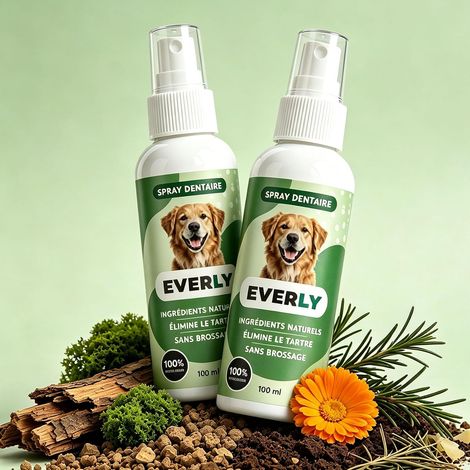 El spray dental Everly para perros, antisarro, no requiere cepillado (200 ml) (1/5)