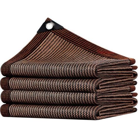 Filet exterieur d'ombrage, oeillets 80% UV, grande longévité, intimite, pour pergola, jardin, voiles, patio, 4x6m (1/5)