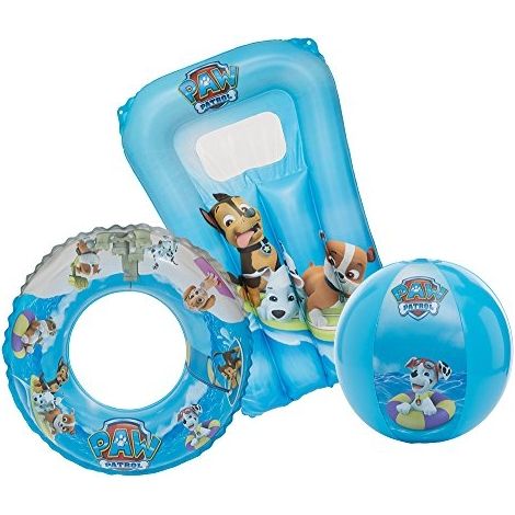Set Giochi Spiaggia 3 Pezzi: Palla, Salvagente, Materassino