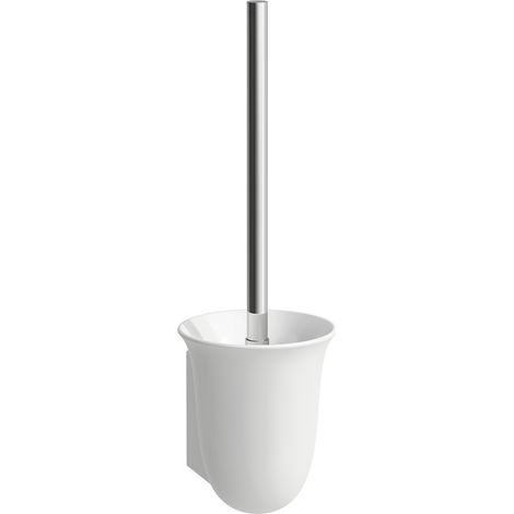 Ensemble brosse WC LAUFEN The New Classic, céramique saphir,