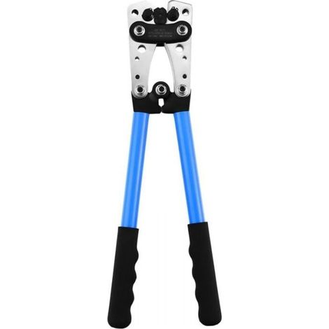 Crimping Pliers Crimping Tool AWG 10 - 0.6 / 10 / 16 / 25 / 35 / 50mm², Multifunctional Cable Cutter, with Non-Slip Handle, for Electricians