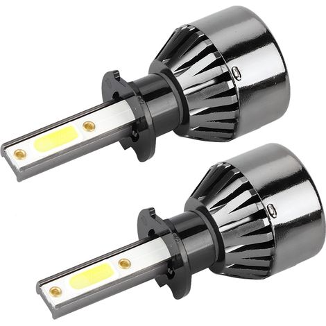 H3 80W LED-Lampen, Weiß 6000K, G7 Autoscheinwerfer, Leistungsstarkes Fernlicht, Superhelle Fahrzeugbeleuchtung (1/5)
