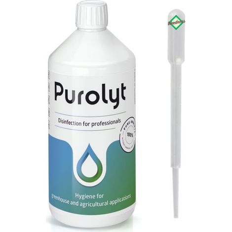 Purolyt Desinfektionskonzentrat 1 Liter Pflanzen Desinfektionsmittel Hygiene Flächendesinfektion (1/4)