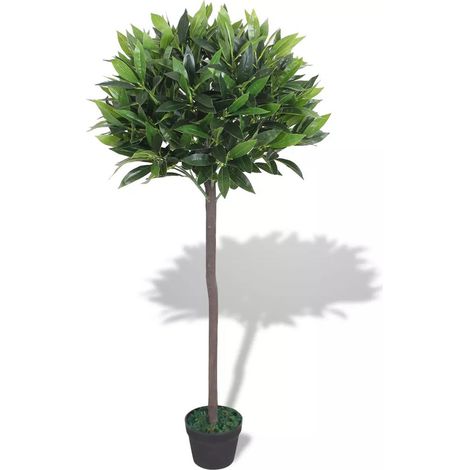 Alloro artificiale con vaso 125 cm verde DEC021933