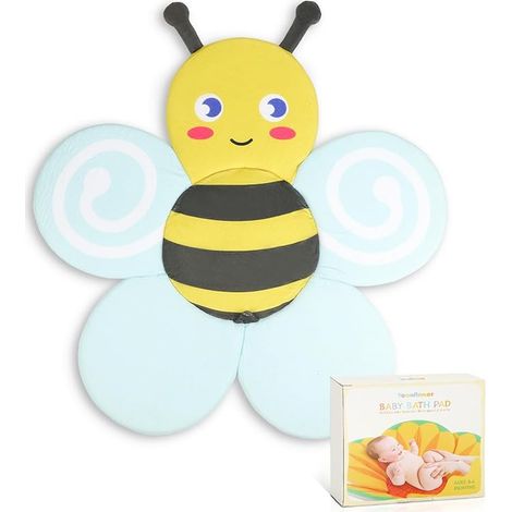 Tapis de Bain Ergonomique pour Bébé Coussin Doux Lavable et Portable Baignoire Matelas Antidérapant Nourrissons (1/5)