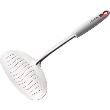 Pedrini pala prendi pesce polpettone unipezzo inox manico in nylon