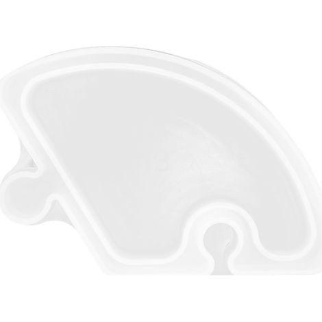 Moule en silicone pour plateau, plateau de rangement pour collations en forme d'éventail, loisirs créatifs, réutilisable, convient pour la création de présentoirs à bijoux, de plateaux à fruits et à c (1/5)