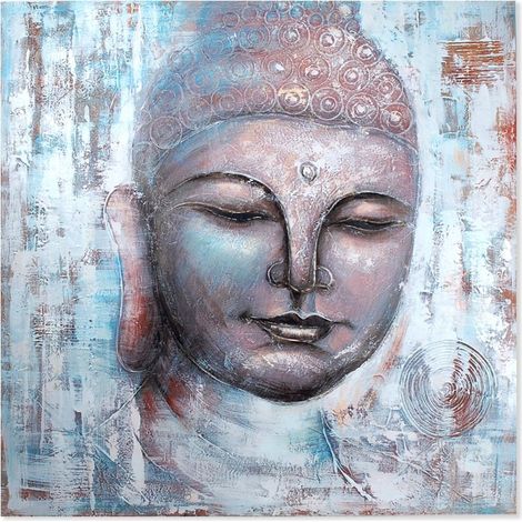 Signes Grimalt Table de mur Adorno  Bouddha Budduda Paintes multicolores 3x100x100cm 11953 (1/2)