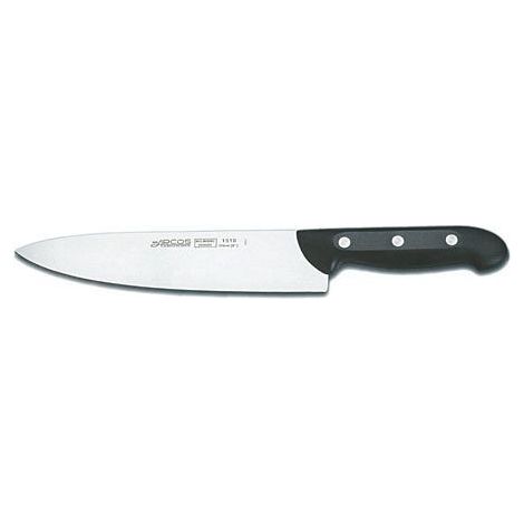 Coltello da cuoco Arcos Maitre 151000 in acciaio inox Nitrum e mango polipropilene con lama da 21,5 cm in blister.