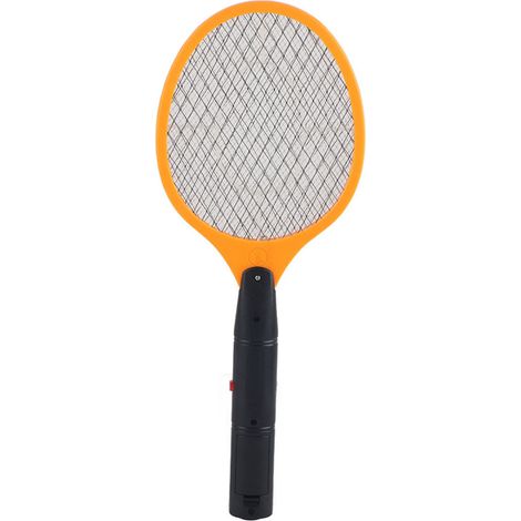 Raquette électrique sans fil anti-moustiques, tue-insectes volants, chasse-mouches rechargeable USB, couleur jaune