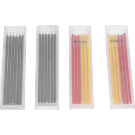 Lot de 24 Mines Crayon de Menuisier Rouge Jaune Noir Outil de Marquage et Tracage pour Travail du Bois (1/5)