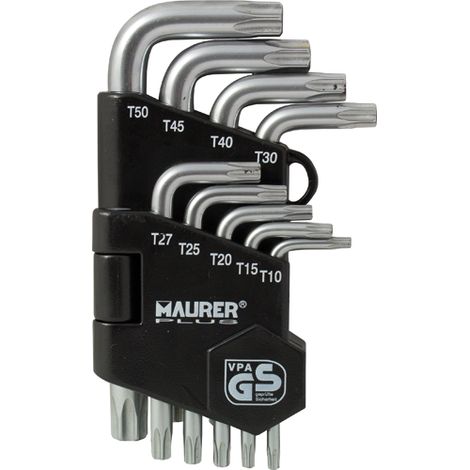CHIAVI TORX CORTE PROF. MAURER - 9PZ (1/2)
