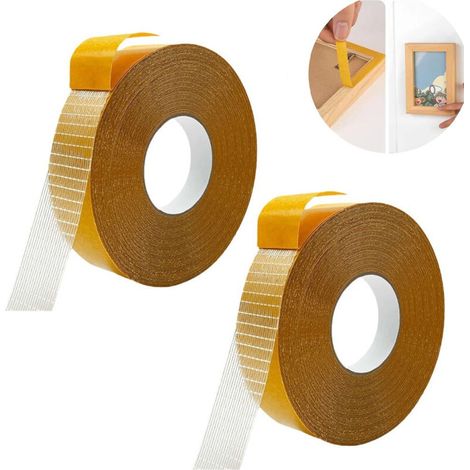Multifunktionales doppelseitiges Klebeband für Textilien, transparentes Klebeband für Kleidung, doppelseitiges Klebeband für Teppiche, extra stark, 2,54 cm x 10 m
