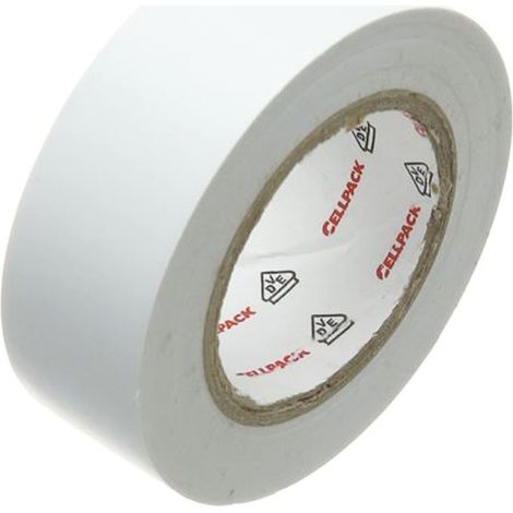 Nastro isolante bianco Cellpack  19X25X0,15 145801 (1/4)