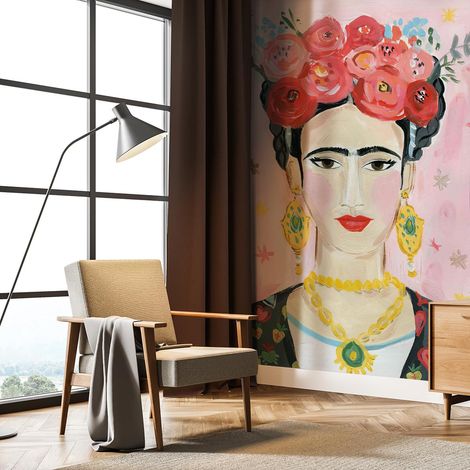 Papier peint roses frida pinkie papier peint (1/5)