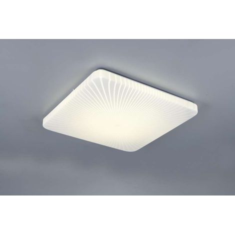 Reality Plafoniera Quadrata Led Mandria II - Righe - 24W 2500lm L.41cm