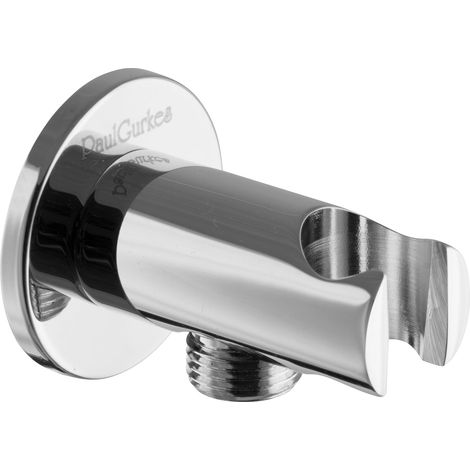 PaulGurkes Wandanschlussbogen rund mit Brausehalterung