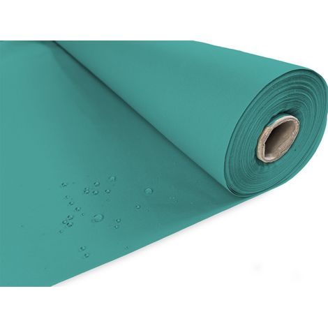 TESSUTO tenda SOLE TAORMINA in DRALON da esterno GIARDINO balcone A METRO impermeabile e idrorepellente altezza cm. 160 Verde unito