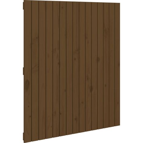 Accessorio per letto testiera pensile camera da letto 95,5 x 3 x 110 cm Legno massello marrone chiaro TDL0202559