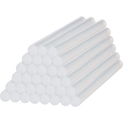 40 Hot Glue Sticks, 11x150mm Transparent Hot Glue Sticks for Hot Glue Gun, Solvent Free, Fast Drying