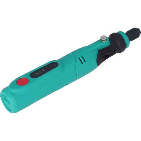 Outil rotatif sans fil 40 pièces, chargement USB 3,6 V, 3 vitesses variables pour le meulage et le polissage (1/5)