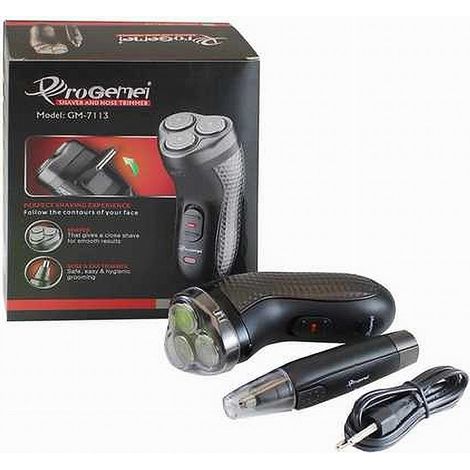 Trade Shop - ELEKTRISCHE BATTERIEN + REFINIER FÜR ORECCHIE TRIMMER 2IN1 GM-7113 - (1/5)