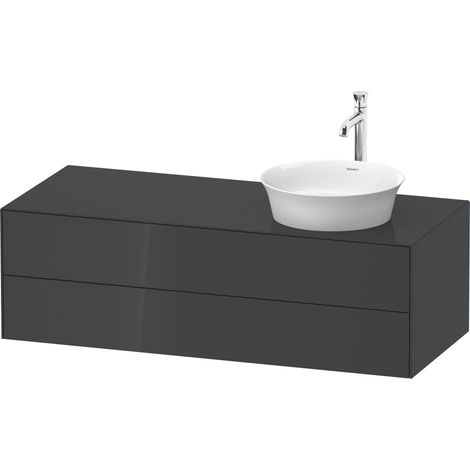 Duravit White Tulip, meuble sous-lavabo suspendu, largeur 1300 x (1/4)