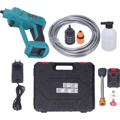 Nettoyeur haute pression sans fil 6-en-1 portable, batterie lithium, 100-240V prise UE, pour lavage voiture, arrosage et sol (1/5)