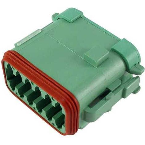 Connettore Serie DT Maschio 12 Vie CE05 Verde