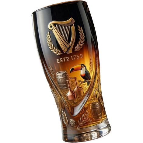JIAJIEFANG Elegante Whiskygläser, Sammleredition zum Jubiläum 2026, Klare Biergläser, Irisches Barzubehör, Geschenk für Vater oder Freund, Mehrfarbig (1/5)