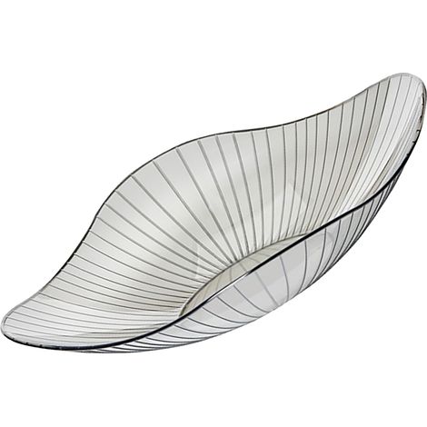 Assiette à fruits grise transparente, grand bol de service en plastique, bol à bonbons/snacks fait main pour salon, restaurant ou fête. (1/5)