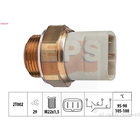 Interrupteur de température, ventilateur de radiateur EPS 1.850.697