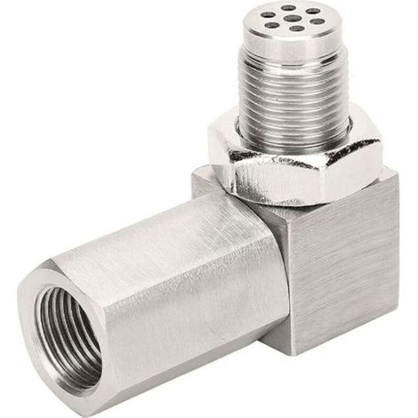 Câble d'extension pour capteur d'oxygène, M18 x 1,5, acier inoxydable, coude à 90°, aucun convertisseur catalytique requis, compatible avec la réparation du voyant indicateur de dysfonctionnement des (1/4)