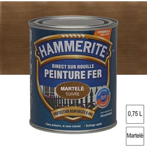 Hammerite Ferro Martellato vernice rame 0,75L antiruggine