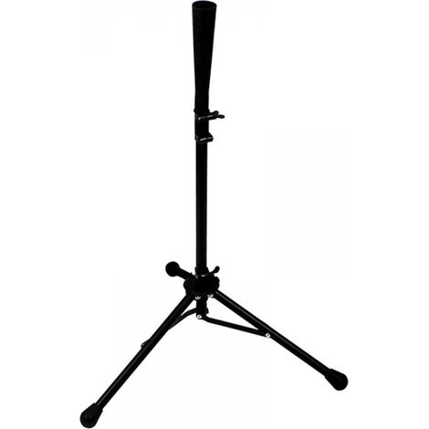 Support De Batting - Hauteur Réglable 75 À 115 Cm - Structure Tripode Stable - Acier Noir - Pour Entraînement Et Voyage (1/5)