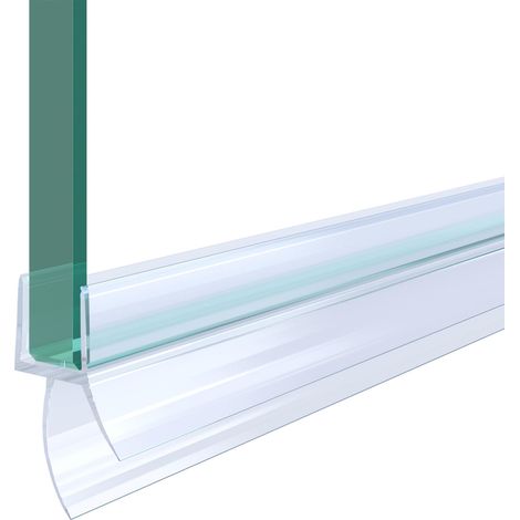 Mai & Mai Guarnizione Sottoporta in PVC per Box Doccia,Guarnizione per Porta Doccia Vetro 6mm,Ricambio Orizzontale di guarnizione per Cabine Doccia 60cm H009 (1/5)