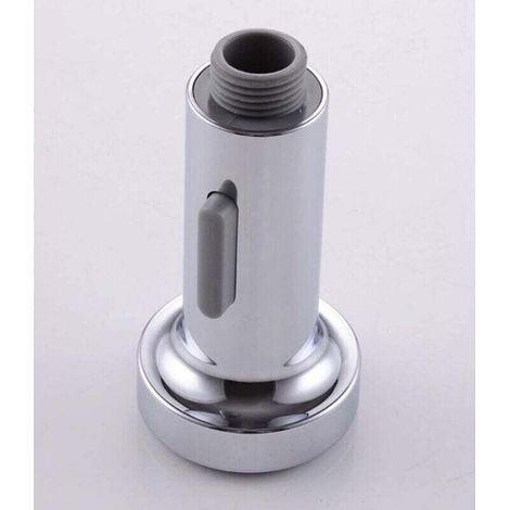Douchette Robinet Cuisine Press Down Pro – Tête Rétractable 2 Fonctions Jet Doux et Puissant – Compatible Universel Evier – Argent (1/3)