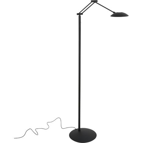 Steinhauer - lampadaire - Daphne - noir - métal - lampe design - (1/3)