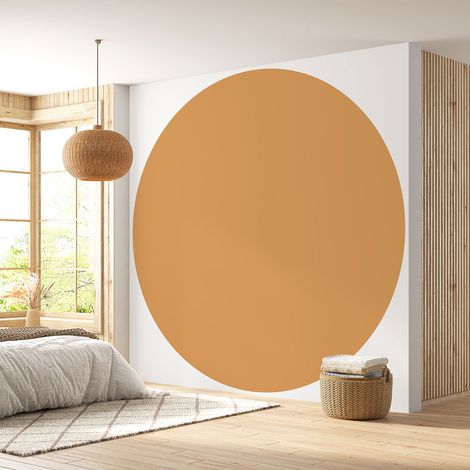 Papier peint rond / cercle - Couleur Tendance - 733 - Diamètre 30 cm (1/4)