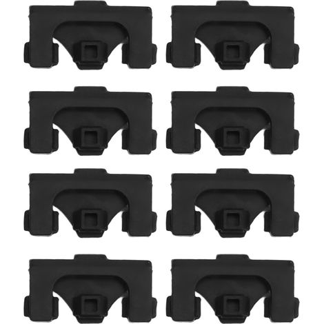 Juego de 8 topes de silicona para rejillas de freidora de 6 cuartos, resistentes al calor hasta 250 °C, resistentes a los arañazos y libres de BPA. (1/5)