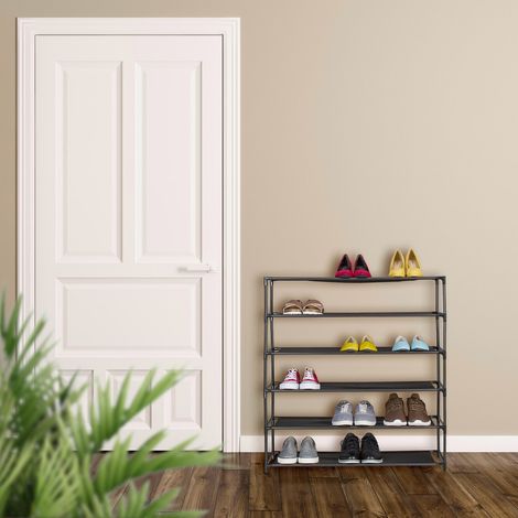 Schuhregal mit stoffboden platzsparendes design
